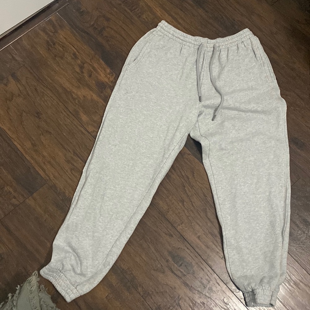 Grey sweatpants